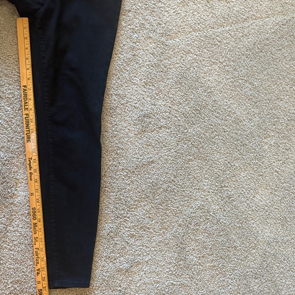 LOFT Black Skinny Jean Leggings EUC Black - Picture 6 of 7